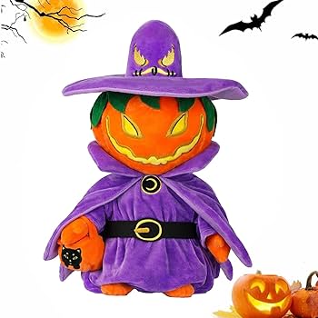 ψ(｀∇´)ψ ネコ魔女　【大】　かぼちゃランタンセット　A ψ(｀∇´)ψ ネコ魔女 【大】 かぼちゃランタンセット A